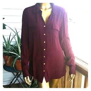 Antonio Melani relaxed buttoned blouse
